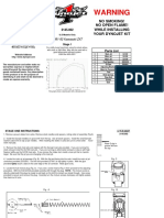 Warning: No Smoking! No Open Flame! While Installing Your Dynojet Kit