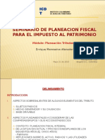 Presentación Seminario Planeación Fiscal Impuesto Al Patrimonio