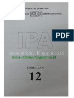 Spmk Ub IPA Tahun 2015 Kode 12