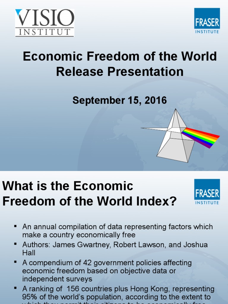 Economic Freedom of The World 2016 Presentation | PDF | Economic ...