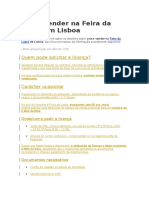 Como Vender Na Feira Da Ladra Em Lisboa