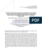 Nonlinear Dynamic Response of Hardering, Softening and Elastoplastic SDOF Systems (Papazafeiropoulos, Et Al. 2015)