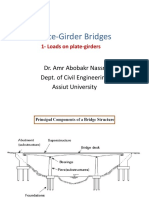 1-Plate Girder Design-Loads On Plate Girders PDF