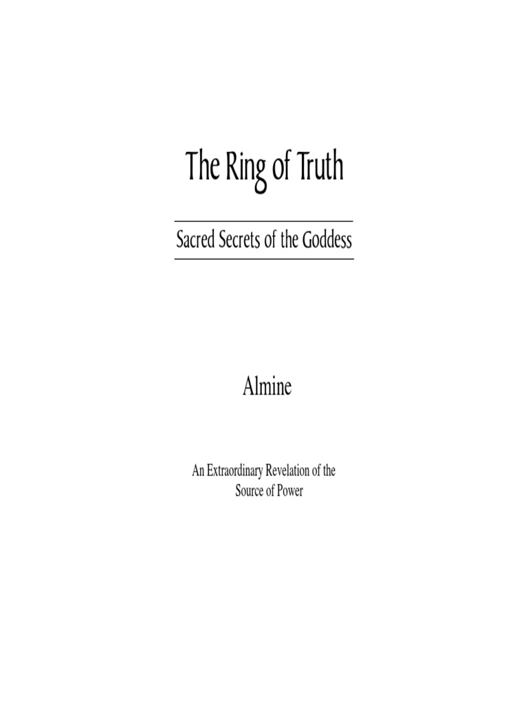 Preview of The Ring of Truth PDF Mind Truth