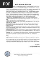 Plano de Estudo de Guitarra