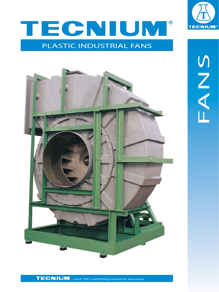 Industrial Plastic Fans Overview | PDF | Mechanical Fan | Gases