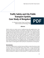 Traffic Safety and City Public Transport System - Case Study of Be