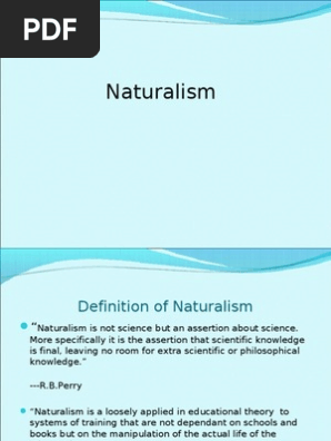 Naturalism Naturalism Philosophy Free Will