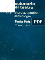 PAVIS, P. - Diccionario Del Teatro - Dramaturgia Estetica Semiologia Tomo 01 (a-k)