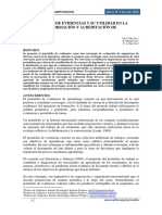 El Portafolio de Evidencias y Su Utilidad en La Evaluación, Formación y Acreditación de Ingenieros