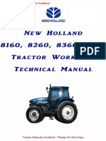 New Holland, Ford, Fiat 160 - 8160,8260,8360,8560 Workshop Manual