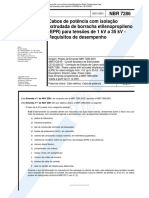 NBR 07286 - 2001 - CABOS DE POTENCIA COM ISOLAÇÃO EXTRUDADA DE BORRACHA.pdf