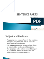 SENTENCE PARTS New PDF