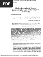 Abravanel, Hardy's Transatlantic Wessex - Constructing The Local in The Mayor of Casterbridge (2005)