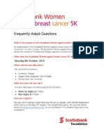 Scotiabank Women Against Breast Cancer 5K - 2016