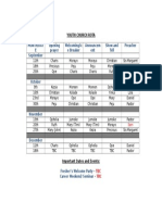 Youth Church Rota