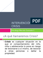 Intervención en Crisis