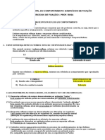 Exercicos de Fixação I-Comportmento Reflexo-Com Gabarito