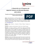 Población y Desarrollo Bachelet C DOÑA