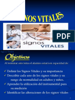 Signos vitales: pulso, respiración, temperatura y presión arterial