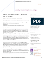 Cross Stiffness Terms