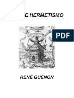 Guénon - Sobre Hermetismo