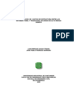 Costos estructura sistemas sismo