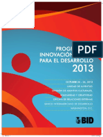 Programa de Innovación Para El Desarrollo 2013