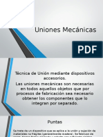 Uniones Mecanicas