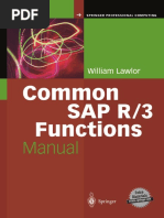 Common SAP Functions PDF