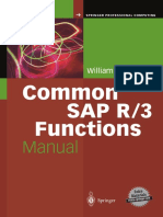 Common SAP Functions PDF
