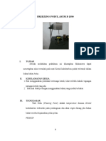 FREEZING POINT DETERMINATION