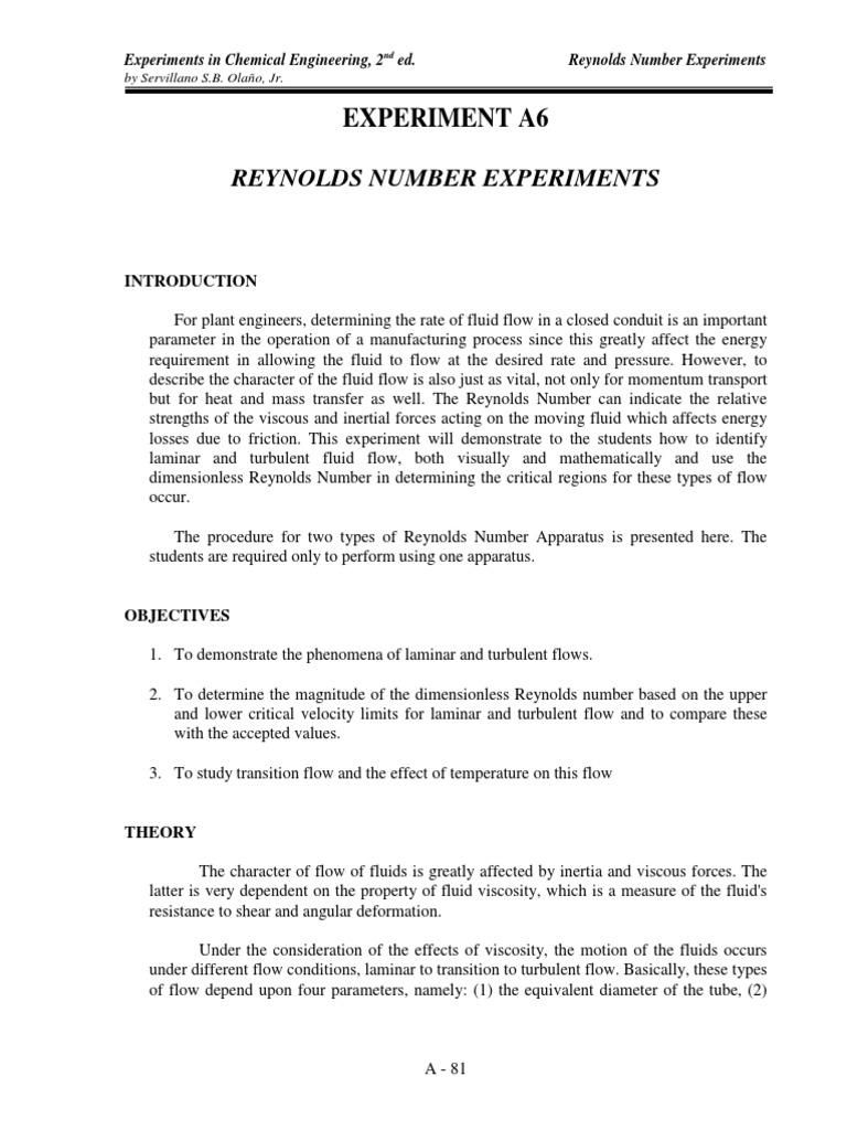 Laminar vs. Turbulent Flow Analysis | PDF | Reynolds Number | Fluid ...