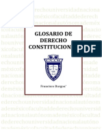 Glosario de Derecho Constitucional - Francisco Burgoa 2013