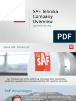 SAF Tehnika Company: Updated in Q2 2015