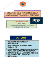 Strategi Dan Pengembangan Masyarakat Tangguh Bencana