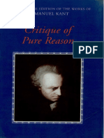 Critique of Pure Reason (CUP 1998) - (Ed.) P. Guyer