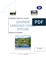 Japanese Language Course Syllabus