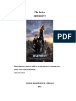 Film Review Divergent: Senior High School 2 Bekasi 2015