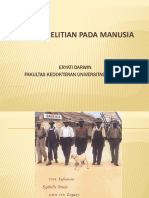 Etik Penelitian Pada Manusia