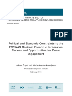 Political and Economic Constraints to the ECOWAS