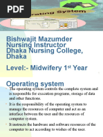 Bishwajit Mazumder Nursing Instructor Dhaka Nursing College, Dhaka Level:-Midwifery 1 Year