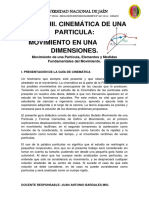 Fisica General Movimiento en Una Dimensión