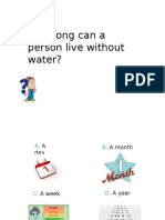 How Long Can A Person Live Without Water?