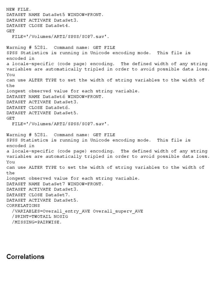 SPSS Sop7 PDF Data Set String Science)