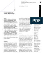 Light, Dark, and Melatonin: Emerging Evidence For The Importance of Melatonin in Ocular Physiology