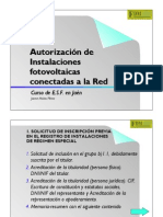 AUTORIZACIÓN INSTALACIONES ESF RED