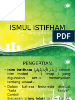 ISI ISTIFHAM