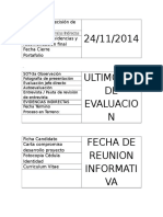 Fecha Para Registro