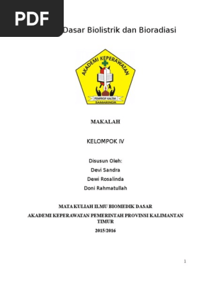 Makalah Ilmu Biomedik Dasar